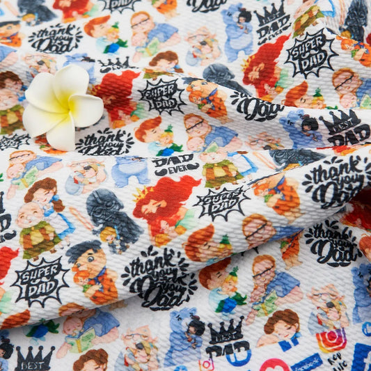 Customized Design Liverpool Digital Printing Knit Stretch Bullet Fabric For Child Bows